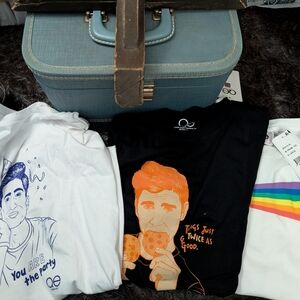 Set Of 3 Graphic T-Shirts with Unique Designs